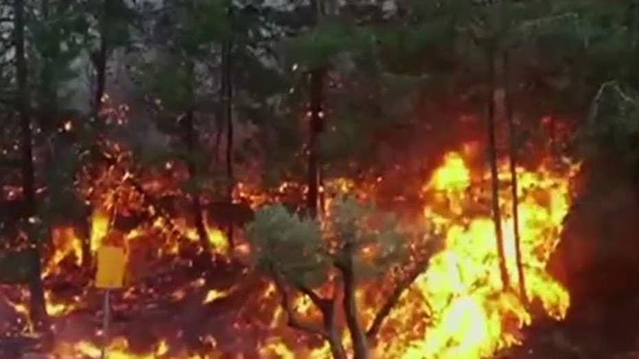 Tens of thousands flee wildfires in Israel