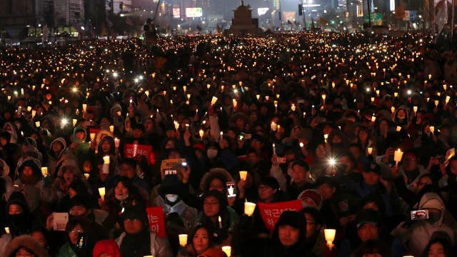 Protests Erupt As South Koreans Demand President Resigns On Air