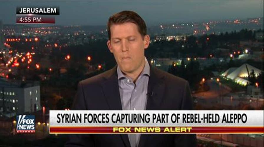 Syrian forces capturing part of rebel-held Aleppo