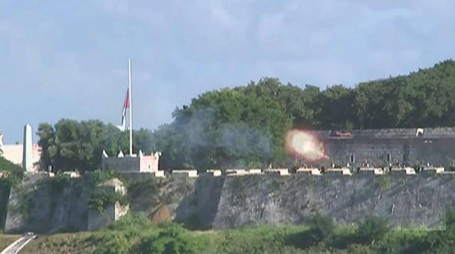 21-gun salutes following death of Fidel Castro