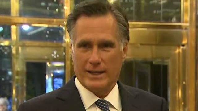 Romney Addresses Reporters After Dinner With Trump Latest News Videos
