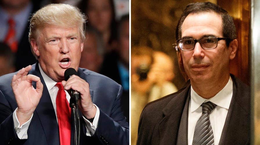 Trump to nominate Steven Mnuchin for Treasury Secretary