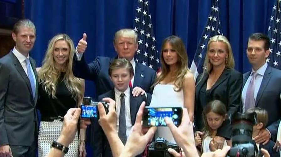 Trump vows to let his kids take over family businesses