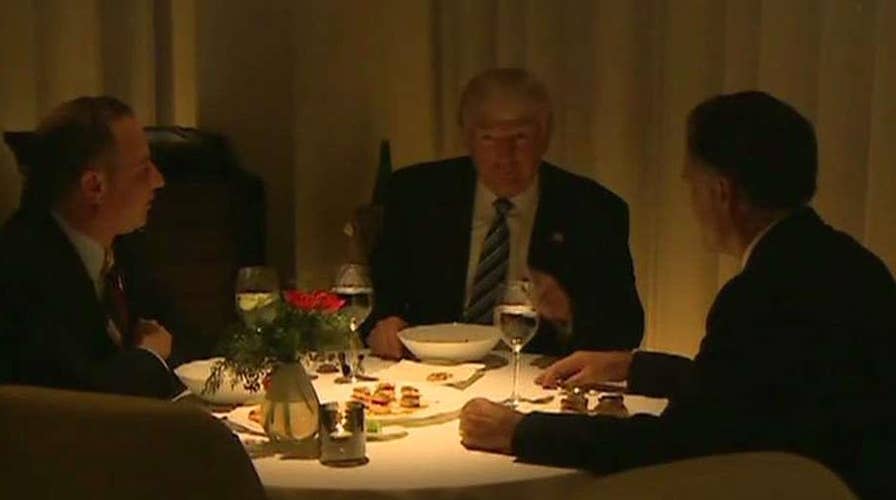 Eating large with Donald Trump