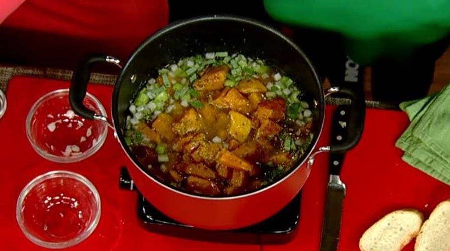 Cooking with 'Friends': The Huntsmans' butternut squash soup