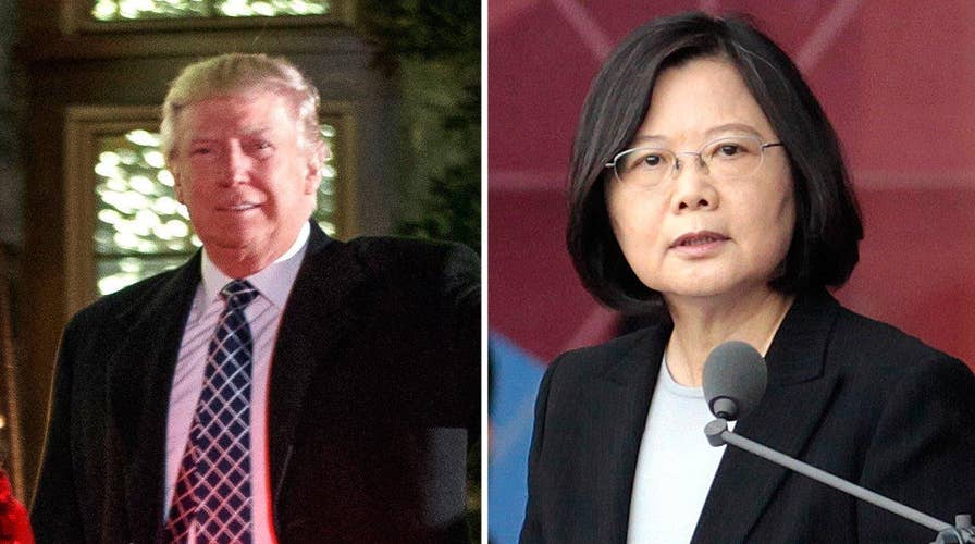 Trump's call with the president of Taiwan sparks outrage