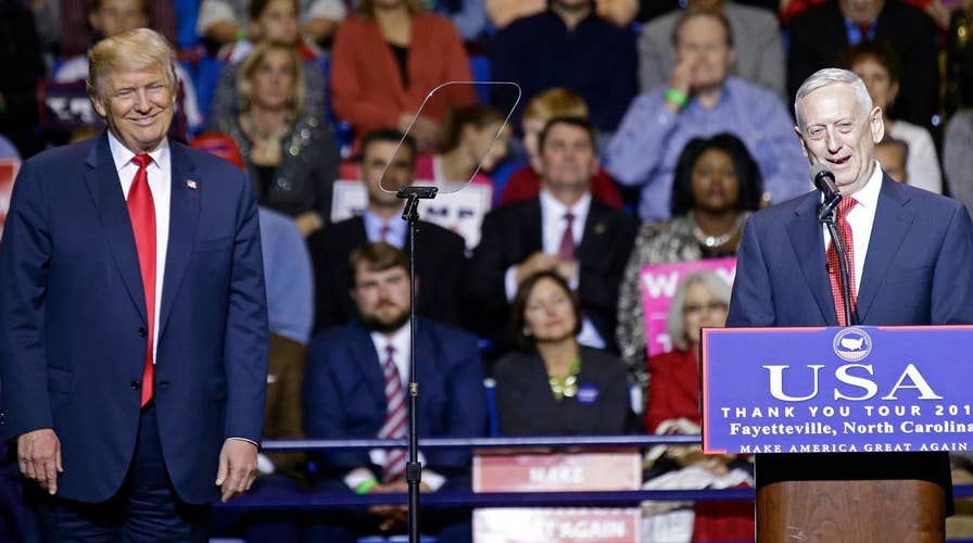 Trump introduces defense secretary nominee Gen. Mattis