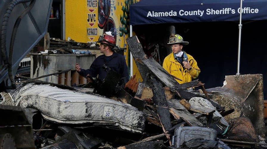 Calif. investigators end search in Oakland warehouse fire