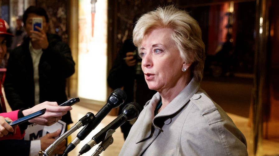 Linda McMahon tapped to head Small Business Administration