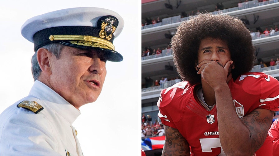 Admiral calls out Kaepernick during Pearl Harbor speech