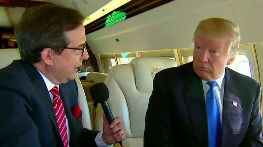 Chris Wallace travels with Trump to the Army-Navy game