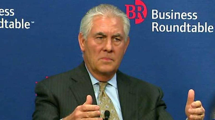 Trump says Rex Tillerson is a 'world-class player'