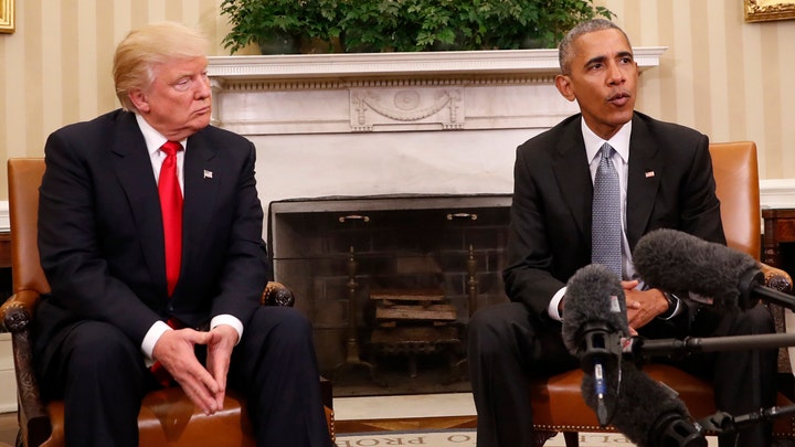 Trump denies he'll take a 'wrecking ball' to Obama's legacy