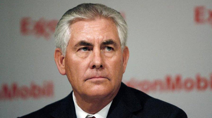 Trump's Tillerson pick signals upcoming confirmation fight