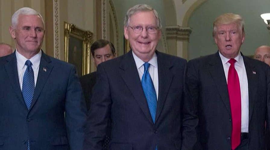 Will Mitch McConnell neuter Donald Trump's tax cut plan?