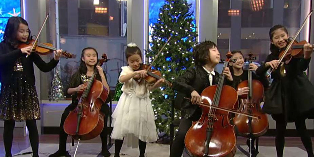 Joyous String Ensemble plays seasonal medley | Fox News Video