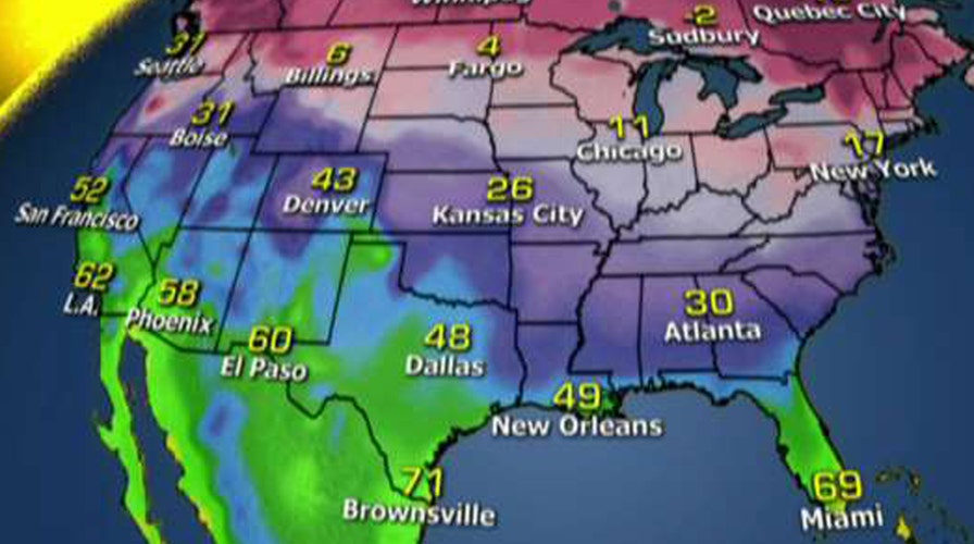 National forecast for Friday, December 16