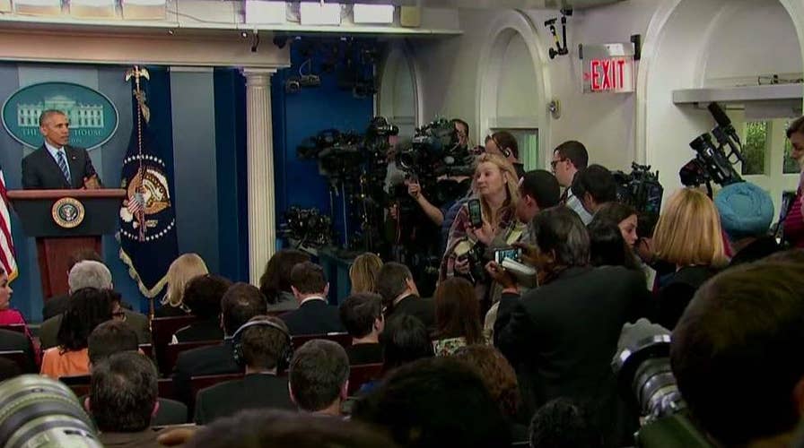 Medical emergency interrupts presidential news conference