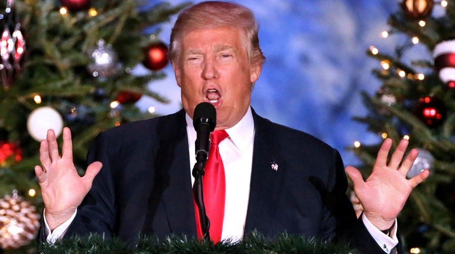 Trump hits biased media during speech in Alabama