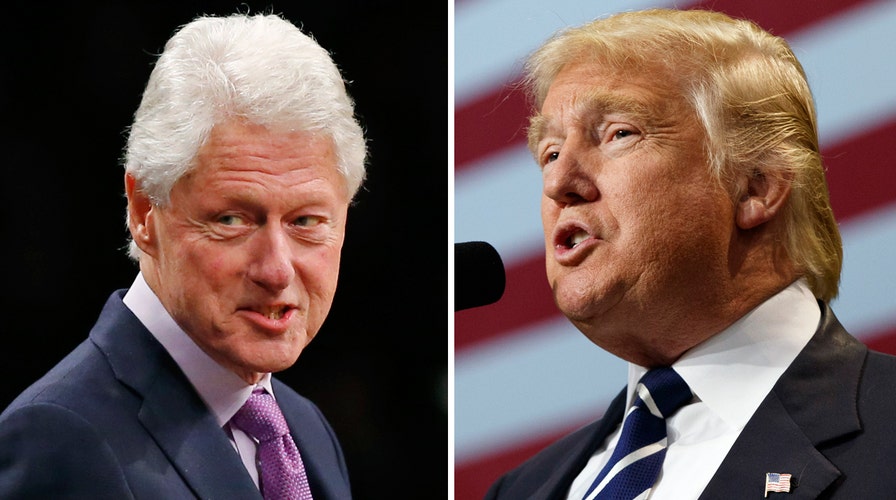 President-elect hits back at Bill Clinton in pair of tweets