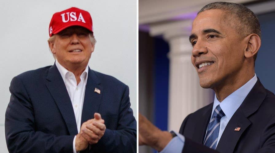 The transition from President Obama to President-elect Trump