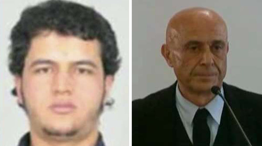 Officials hold press conference on the death of Anis Amri