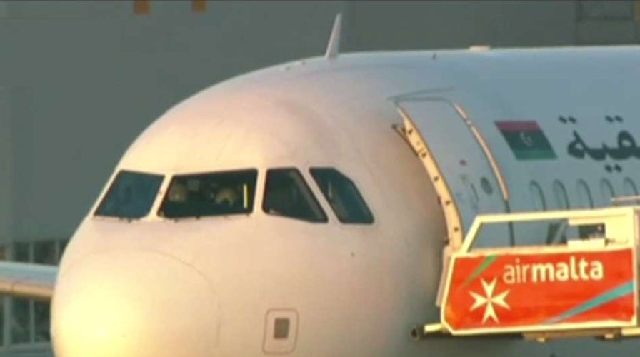 Hijackers of Libyan plane surrender, have been arrested