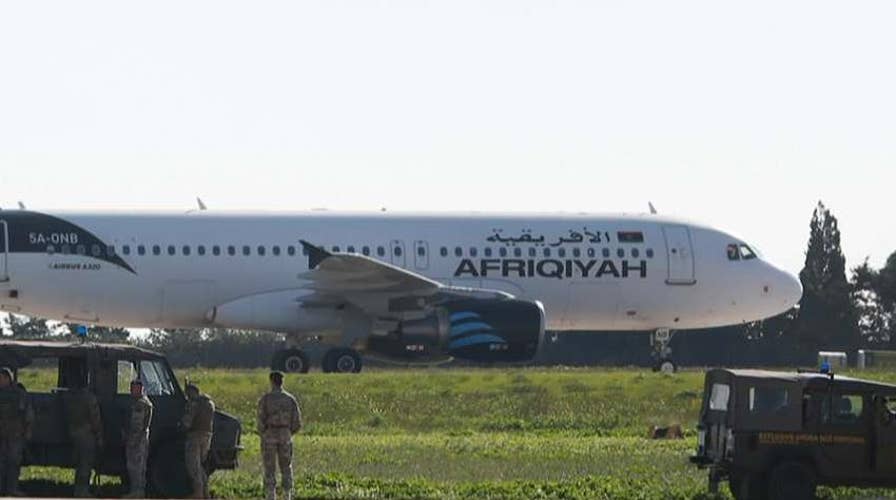 Hijackers reportedly take control of a Libyan plane