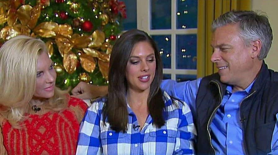 Home with the Huntsmans for the holidays