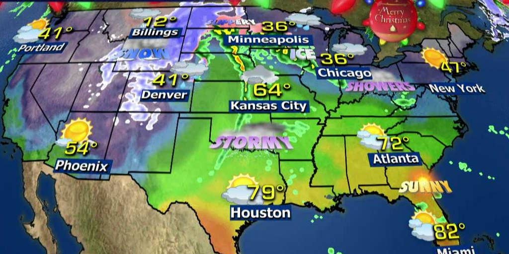 National forecast for Christmas Day Fox News Video