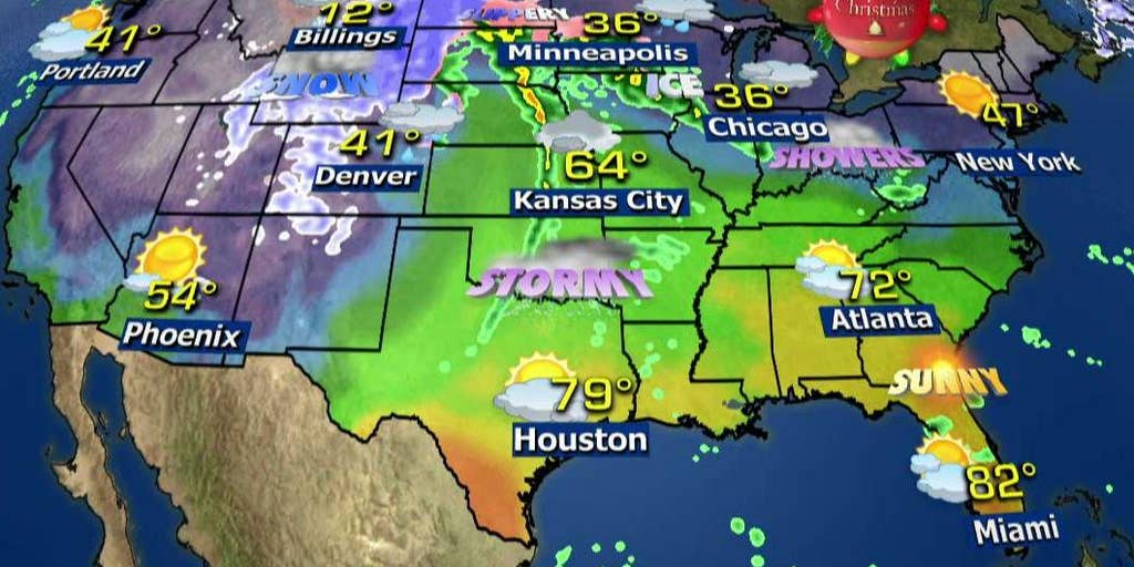 National forecast for Christmas Day Fox News Video