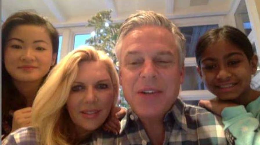 The Huntsman Family joins 'Fox & Friends' on Christmas