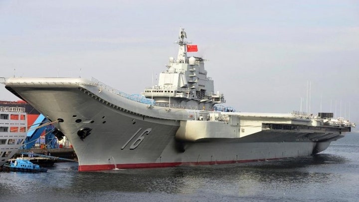 Chinese aircraft carrier enters South China Sea