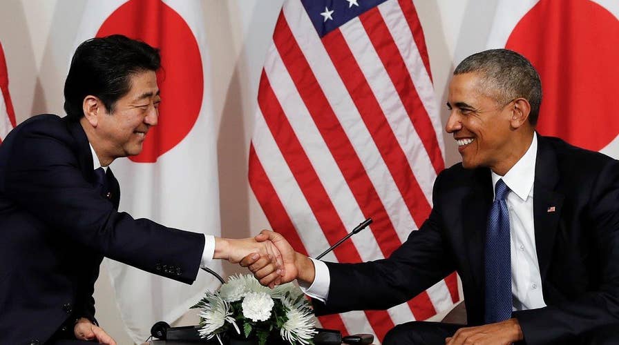 Obama, Abe meet amid concerns about Trump-Japan relations
