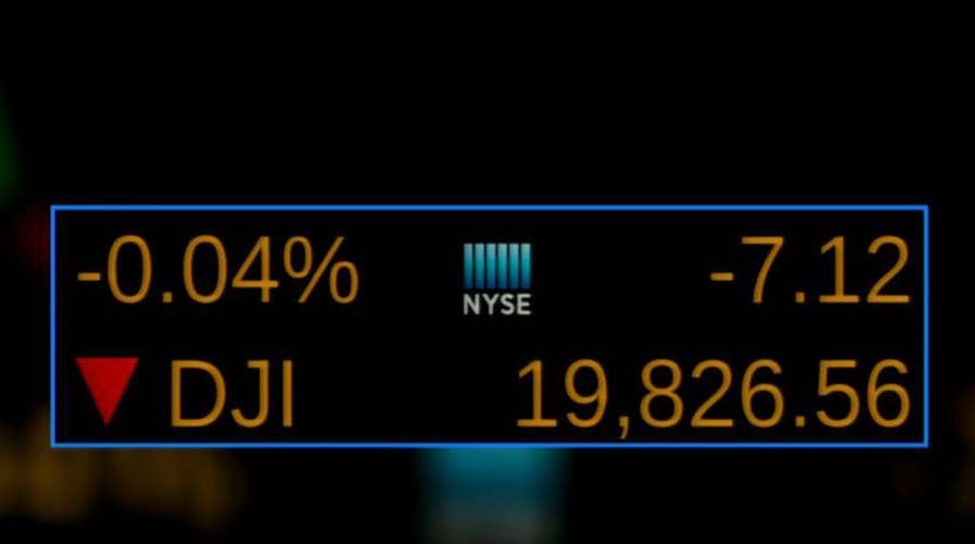 Dow struggling to reach 20,000