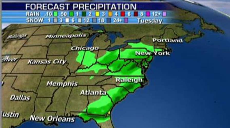 National forecast for Tuesday, January 3