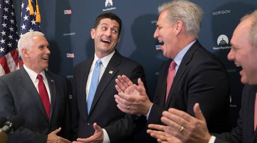 VP-elect meets with GOP lawmakers on Capitol Hill