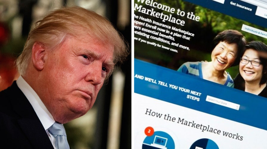 Trump vows to repeal ObamaCare on day one of presidency