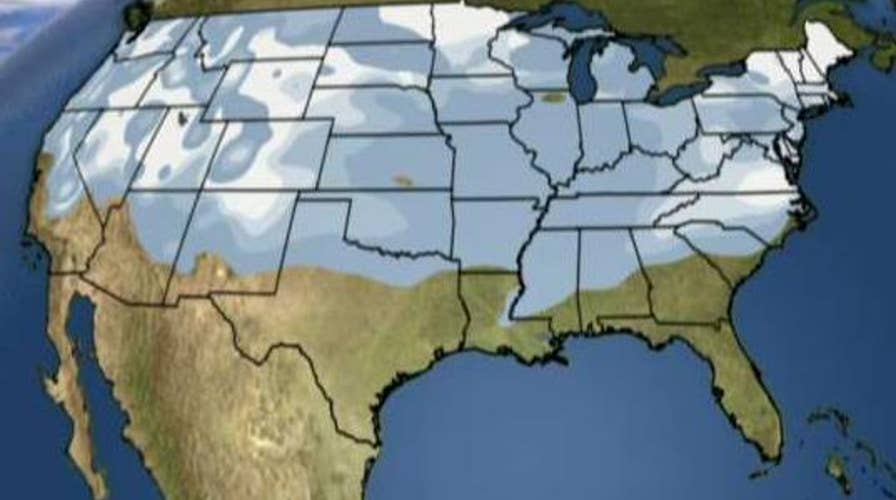National forecast for Monday, January 9
