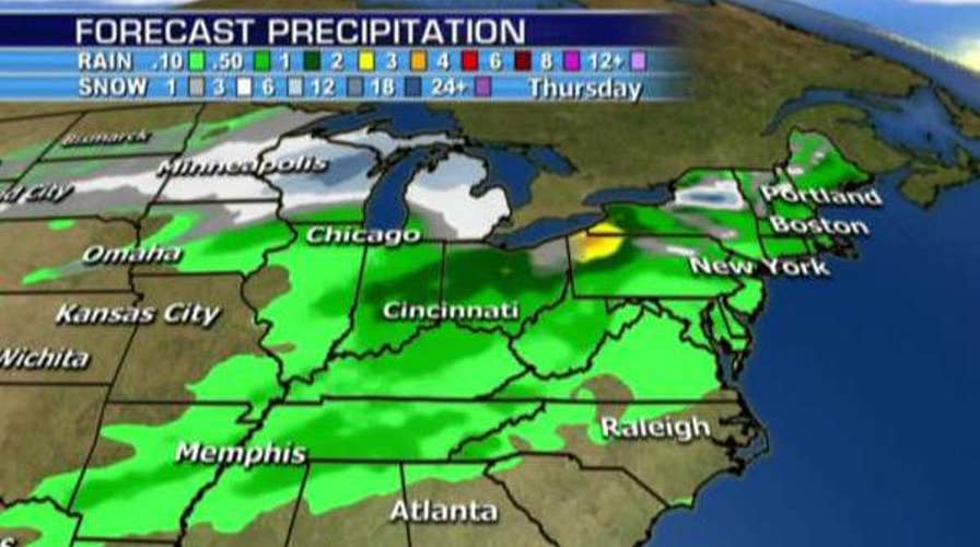 National forecast for Tuesday, January 10