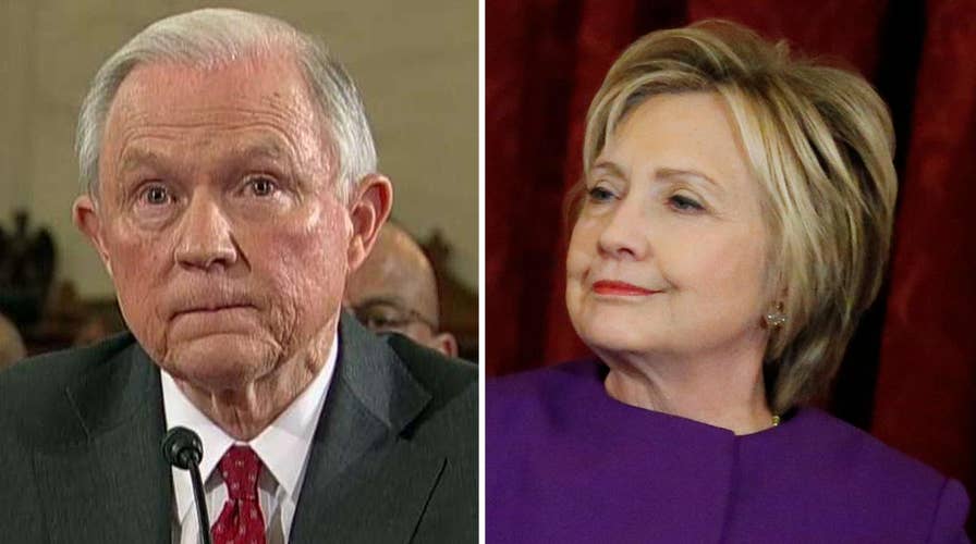 Sessions: I will recuse myself from Clinton investigations