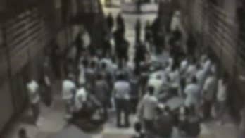 'Getting ready for war': Destructive prison riot caught on video