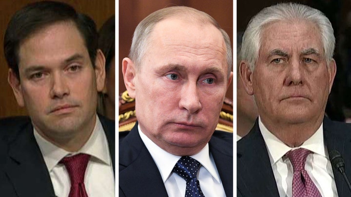 Rubio grills Tillerson on if Putin is a war criminal