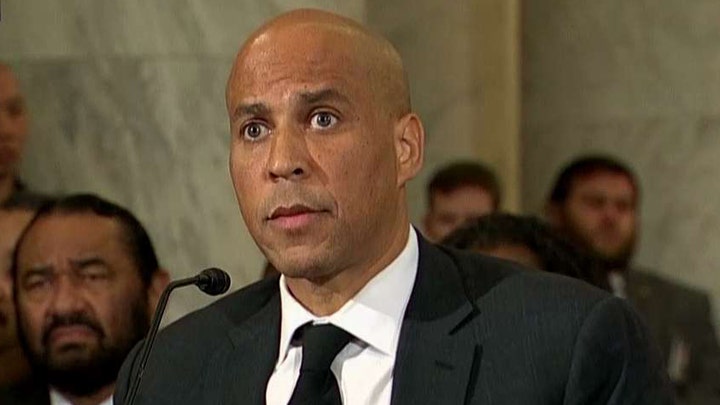 Sen. Booker gives testimony against Sessions' nomination