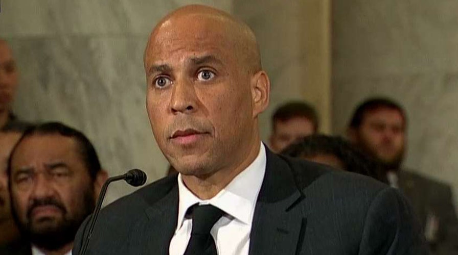 Sen. Booker gives testimony against Sessions' nomination