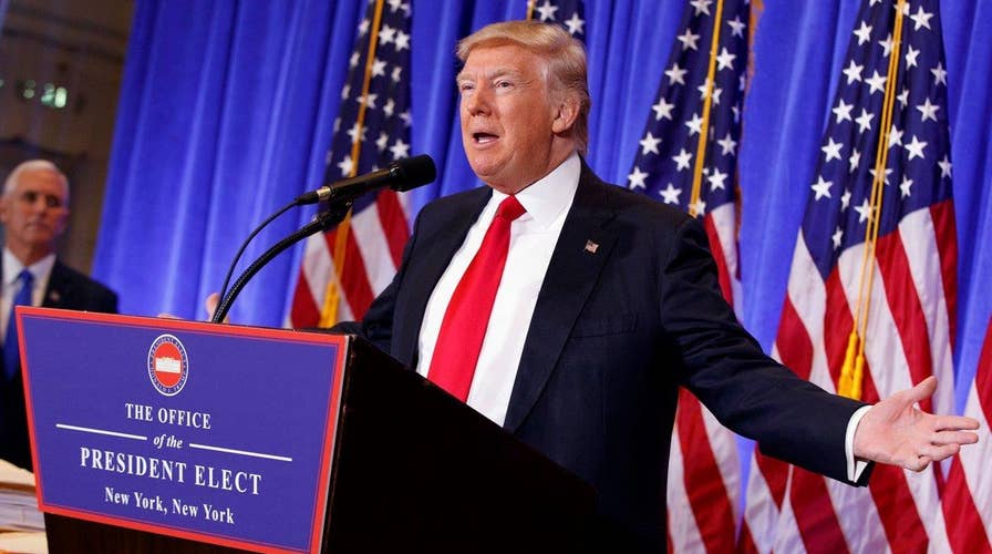 Donald Trump holds first news conference since election