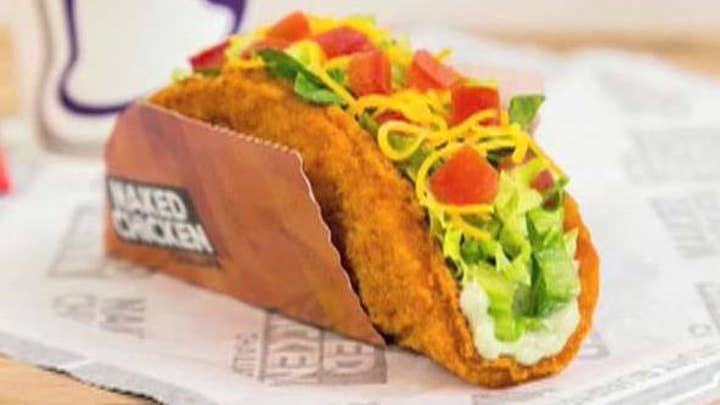 Taco Bell unveils new fried chicken taco shell