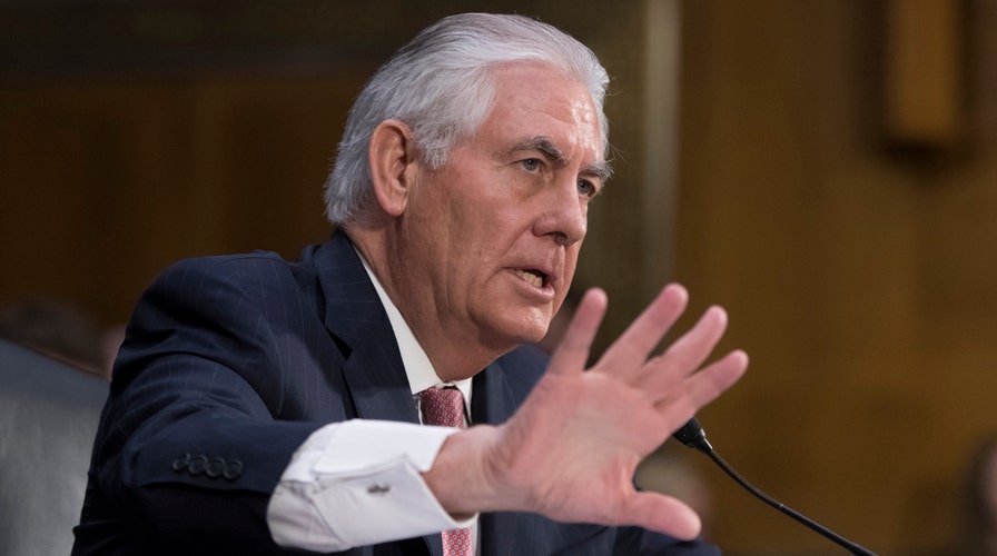 Rex Tillerson grilled during confirmation hearing