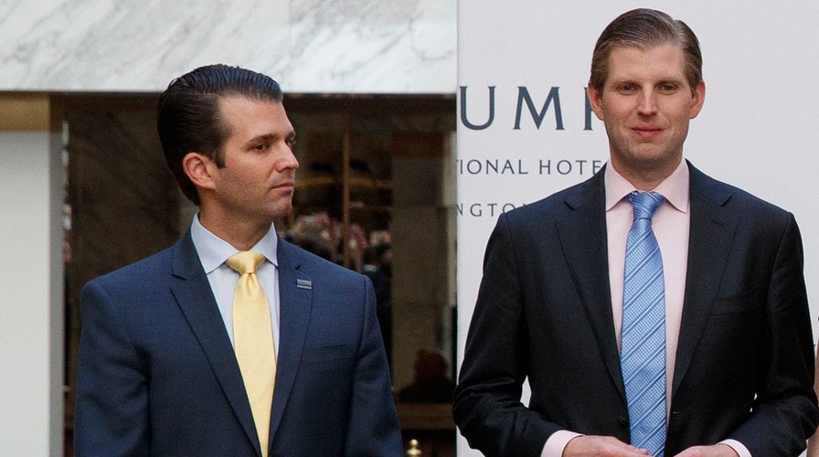 Trump to give sons complete control of business empire