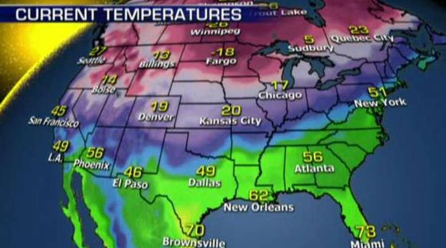 National forecast for Friday, January 13
